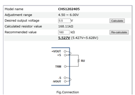 Recommended value calculation